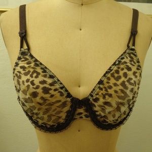Marilyn Monroe by Warner Leopard Print Bra 34B